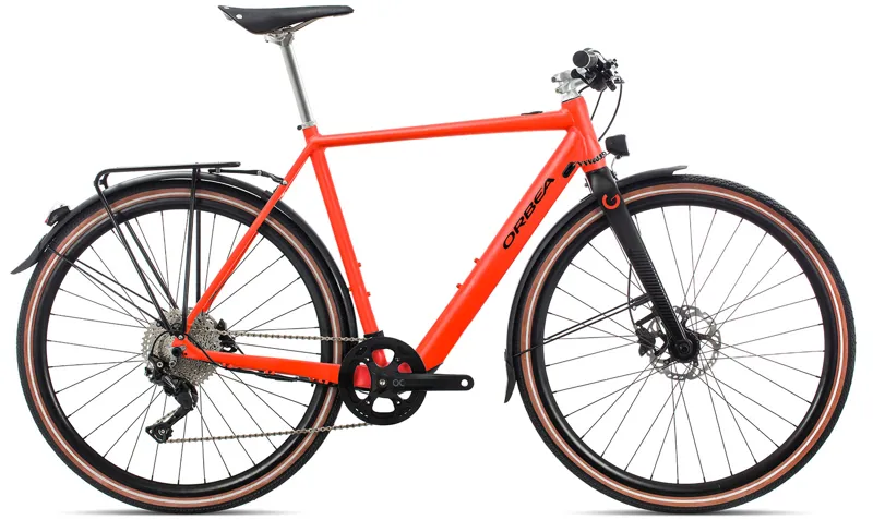 Orbea Gain F10 Electric Hybrid Bike 2019 Red/Black