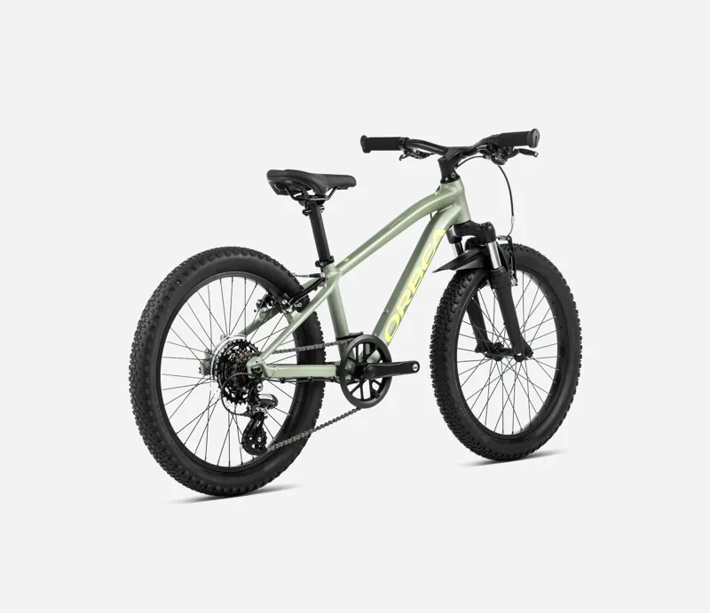 Orbea MX 20 XC Kids Bike 2024  Metallic Green Artichoke/Yellow-2