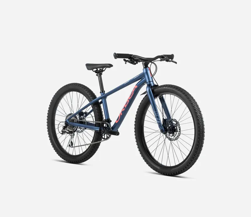 Orbea MX 24 Team Disc Kids Bike 2024 Moondust Blue/Red-1