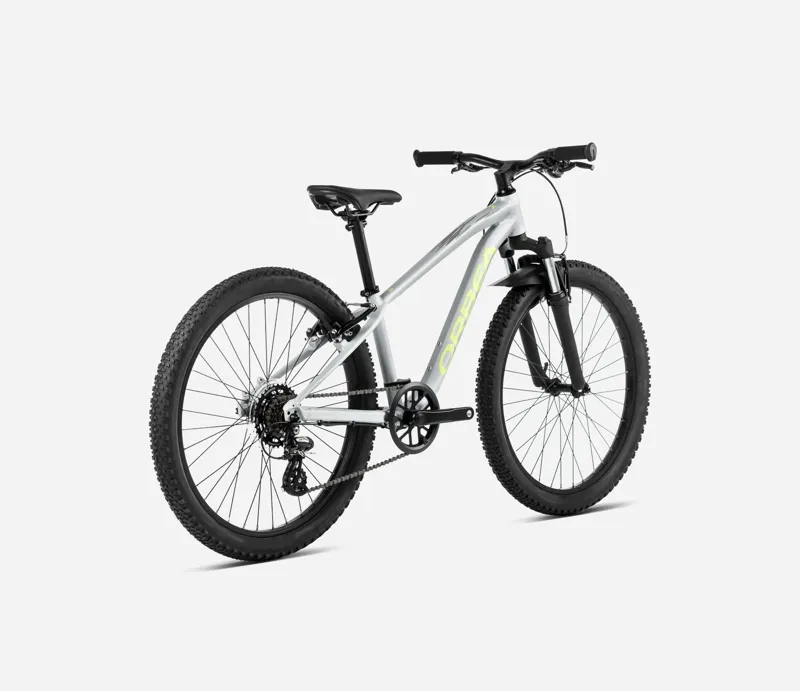 Orbea MX 24 XC Kids Bike 2024 Halo Silver/Spicy Lime-2
