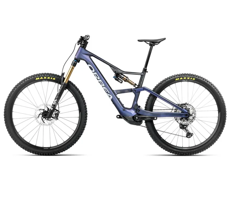 Orbea Rise LT M10 420Wh Electric Bike 2025 Tanzenite Carbon View/Carbon-1