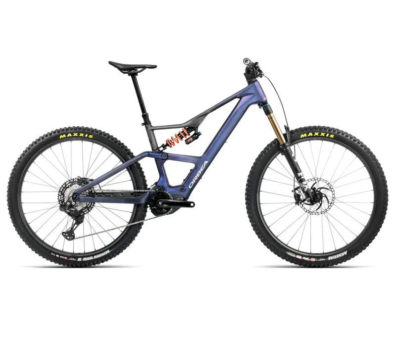 Orbea Rise LT M-Team 420Wh Electric Bike 2025 Tanzenite Carbon View/Carbon