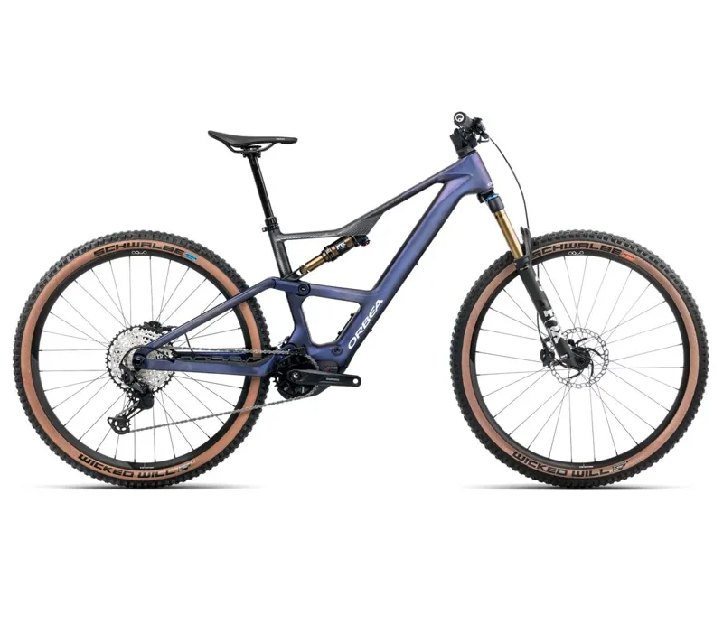 Orbea Rise SL M10 420Wh Electric Bike 2025 Tanzenite Carbon View/Carbon