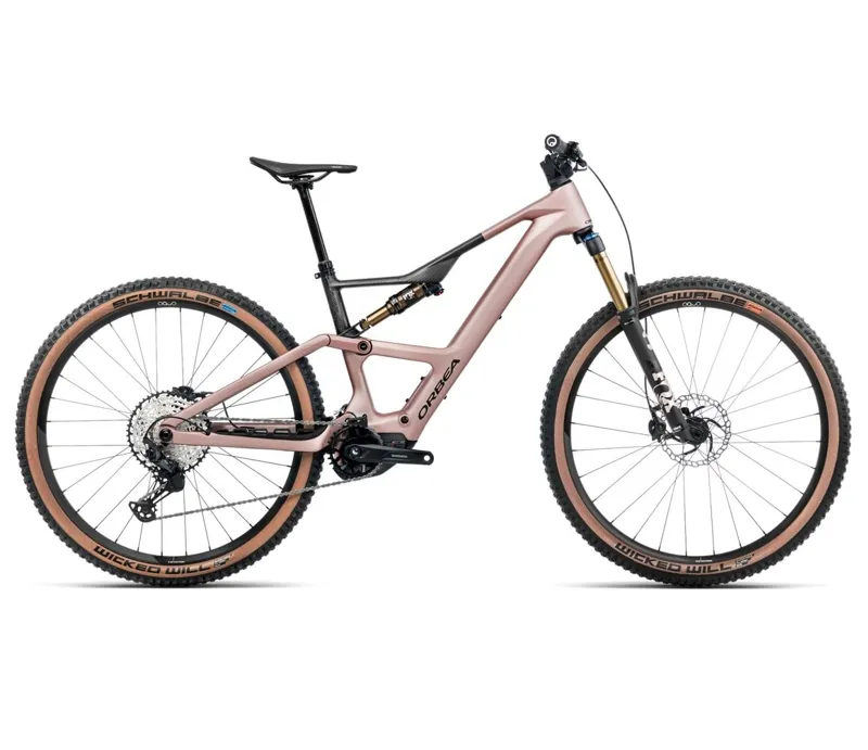 Orbea Rise SL M10 420Wh Electric Bike 2025 Desert Rose/Carbon Raw