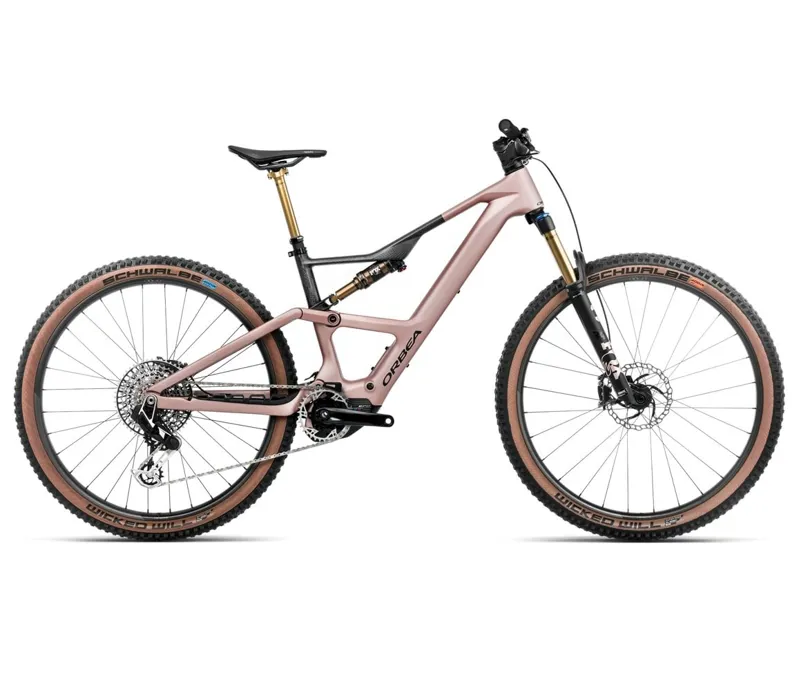 Orbea Rise SL M-Ltd 630Wh Electric Bike 2025 Desert Rose/Carbon Raw