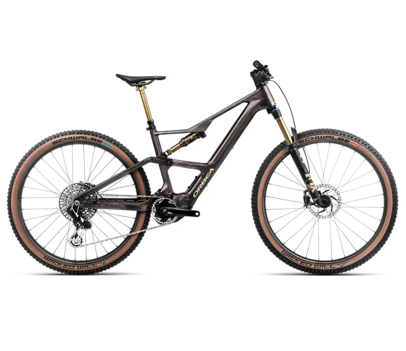 Orbea Rise SL M-Ltd 630Wh Electric Bike 2025 Cosmic Carbon View/Golden Sand