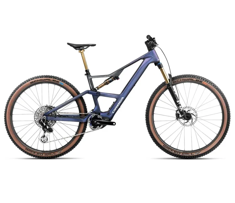 Orbea Rise SL M-Ltd 630Wh Electric Bike 2025 Tanzenite Carbon View/Carbon