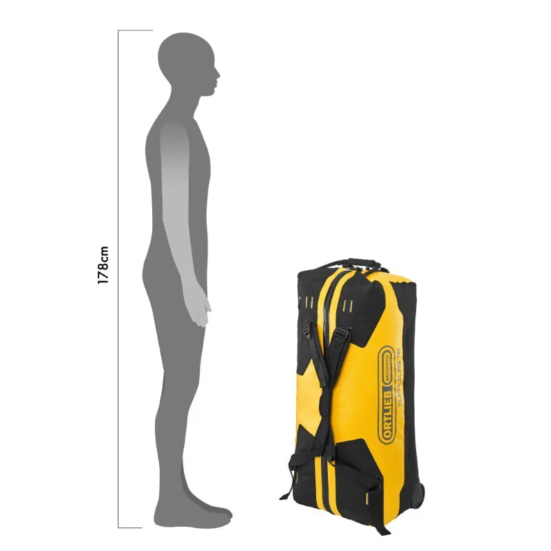 Ortlieb Duffle RS Wheeled Travel Bag 110L Yellow-3