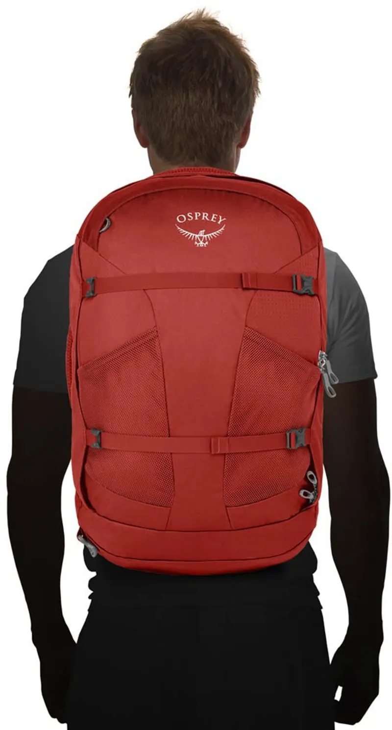 Osprey Farpoint 40 Backpack Jasper Red-3
