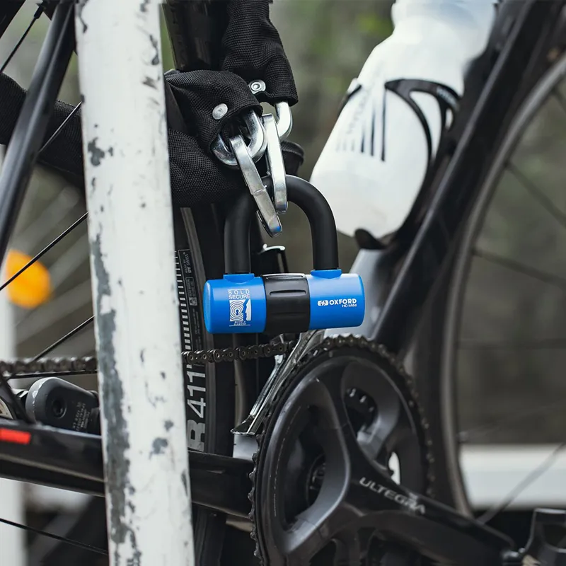 Oxford HD Mini U-Lock 14mm Blue/Black-6
