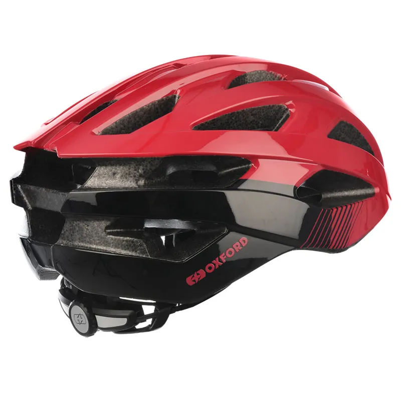 Oxford Raven Road Helmet Red Large-1