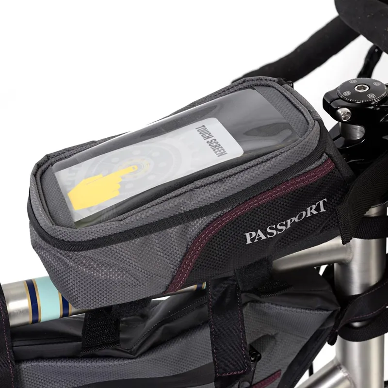 Passport Top Tube Bag Grey-4