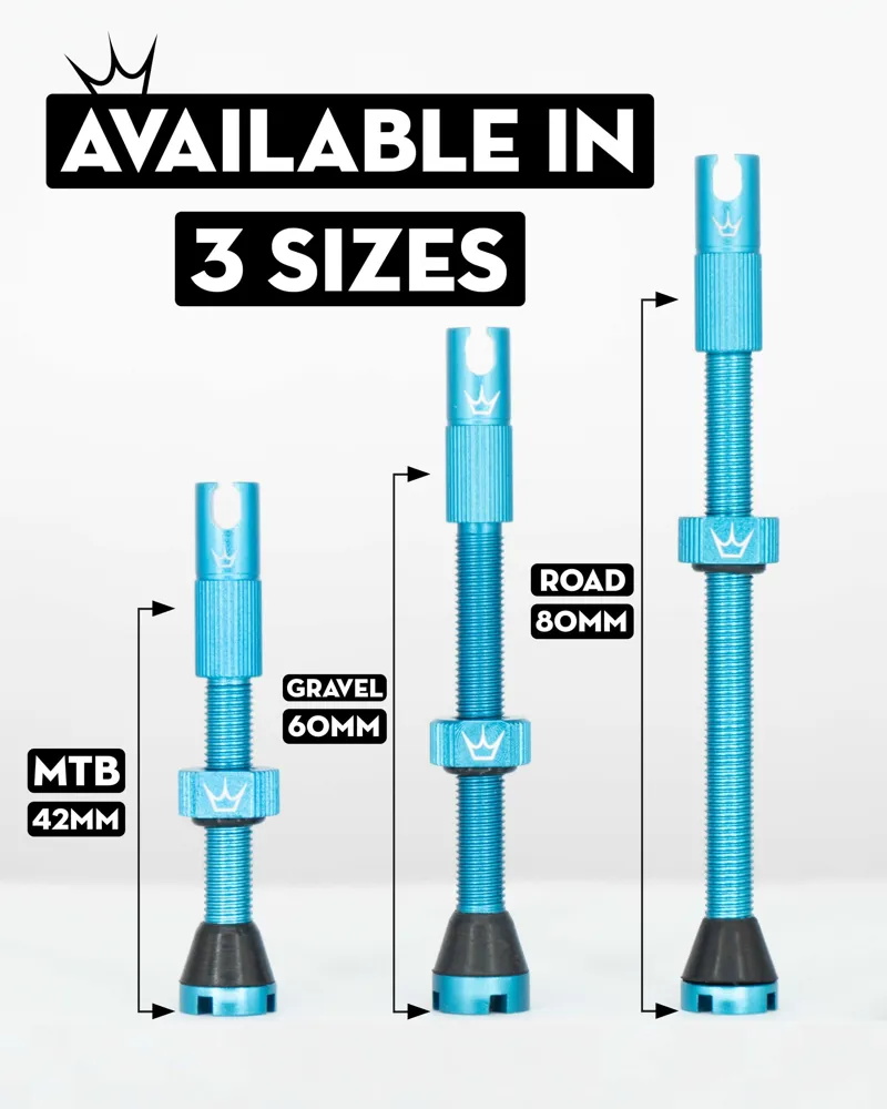 Peatys x Chris King Tubeless MK2 Valves Matte Turquoise-1