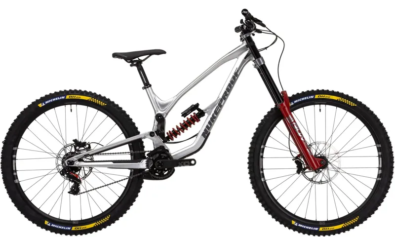 Nukeproof Dissent 290 RS Downhill Bike Brushed Alloy