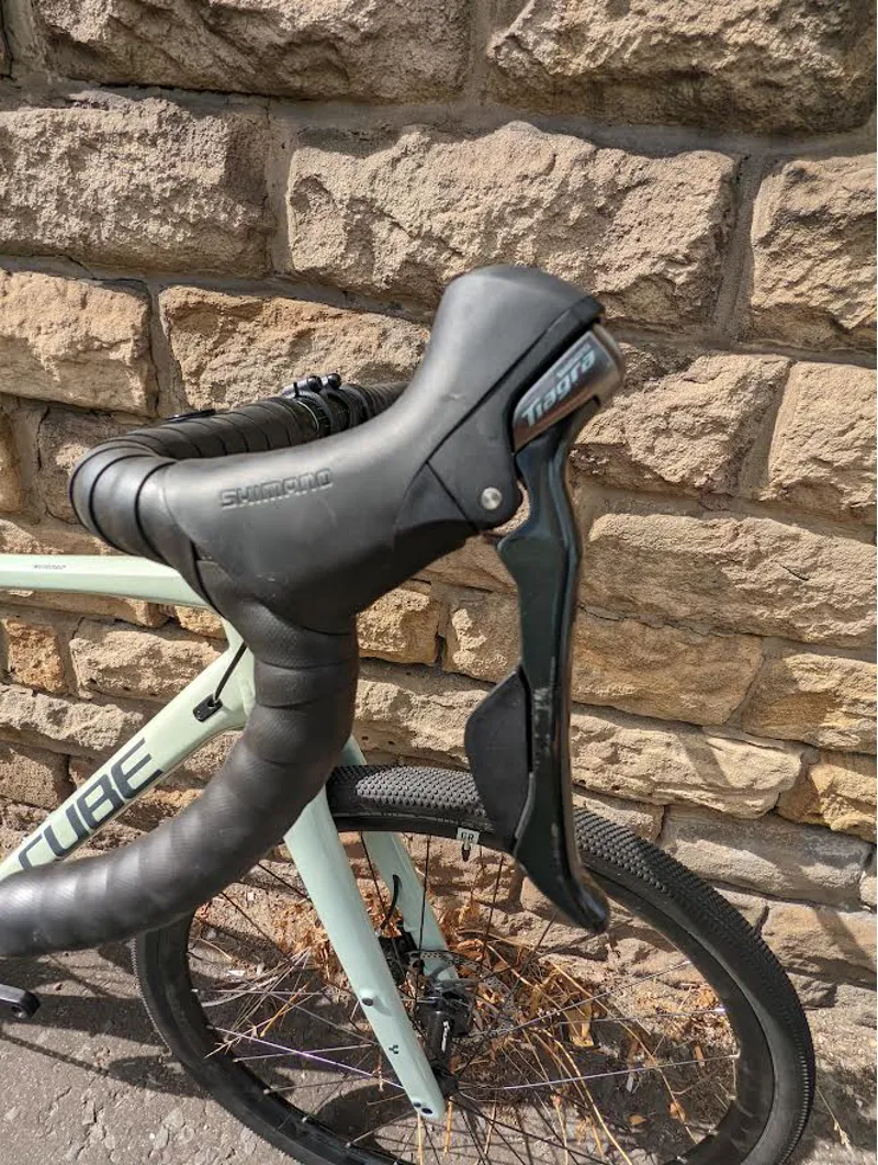 Second Hand Cube Nuroad Womens Gravel Bike Medium 2022 Stone Grey/Grey-4