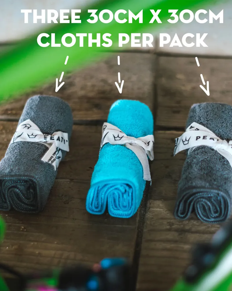 Peatys Bamboo Bicycle Cleaning Cloths 3 Pack-5