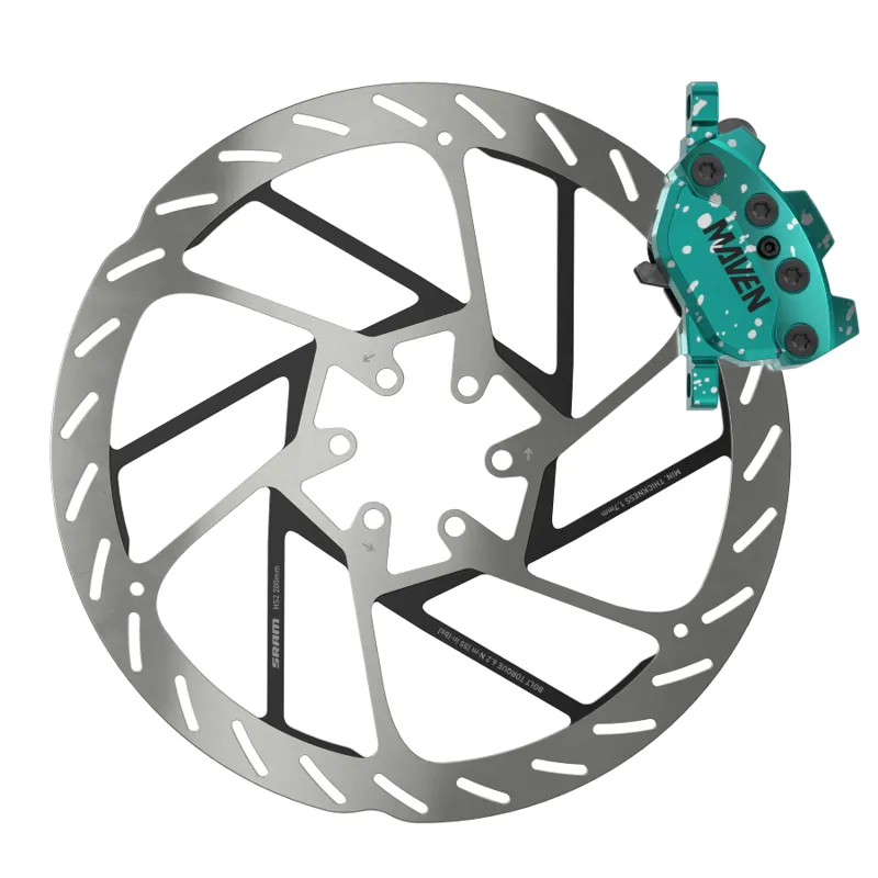 SRAM Maven Ultimate Stealth Expert Disc Brake Kit Aluminum Lever/Ti Hardware-10