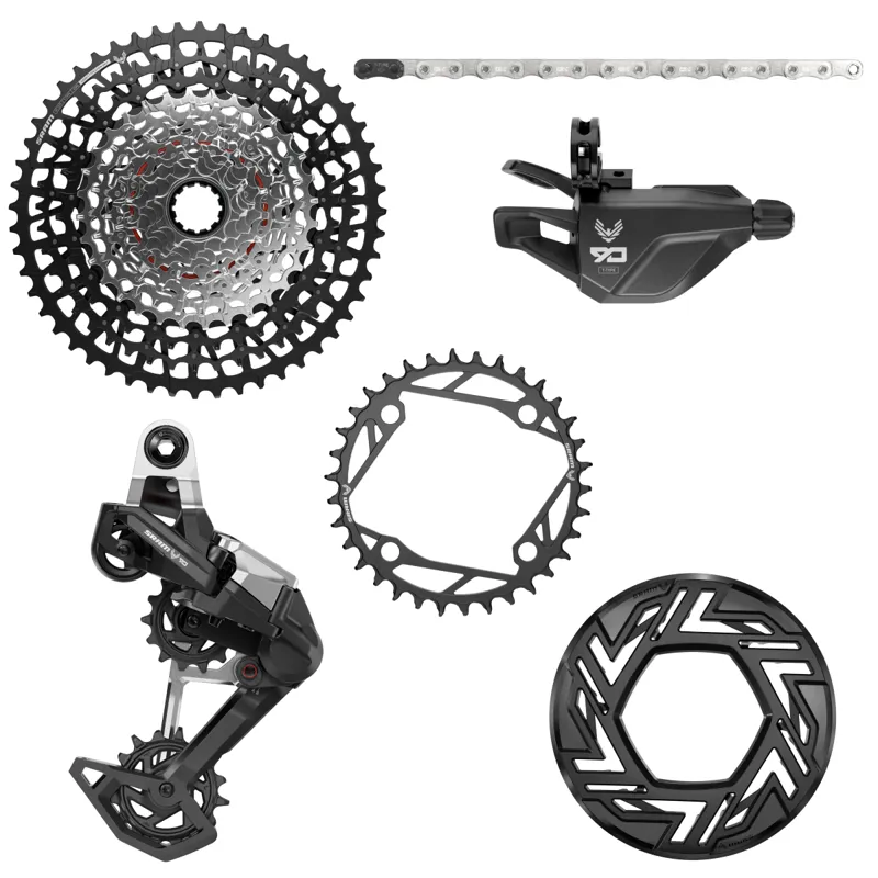 SRAM Eagle 90 DUB T-TYPE Groupset EMTB BCD Cranks Not included 10-52T Black