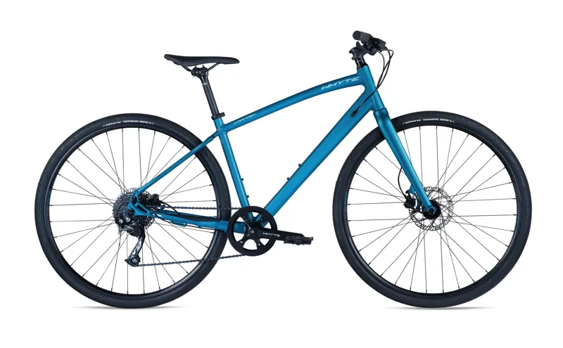 Whyte Carnaby  Leisure Hybrid Bike 2022 Matt Diesel/Light Blue-1