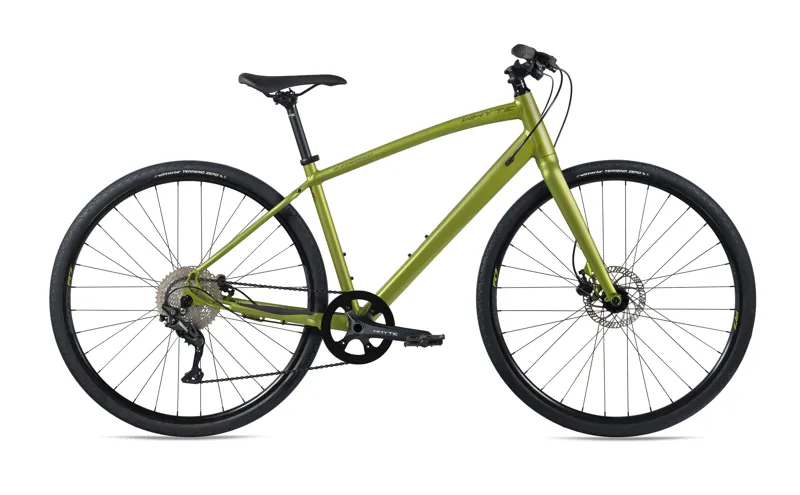 Whyte Shoreditch Disc Hybrid/Commute Bike 2023 Matt Olive/Orange-1