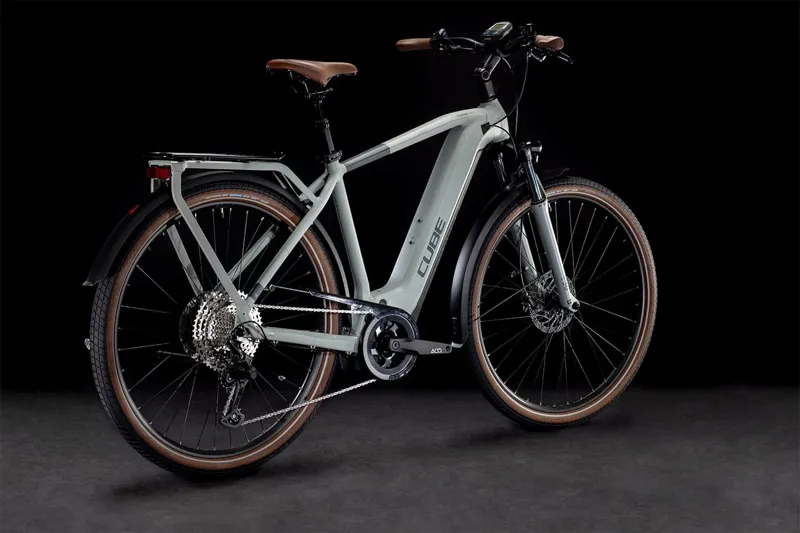 Cube Touring Hybrid Pro 625wh 11spd Disc Electric Bike Lunar Grey 2022-2