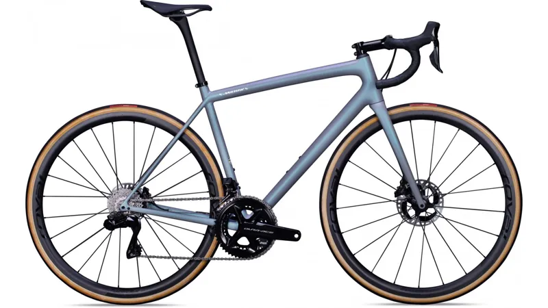 Specialized Sworks Aethos Dura Ace Di2 Carbon 2022 Cool Grey/Eyris/Chrome-1