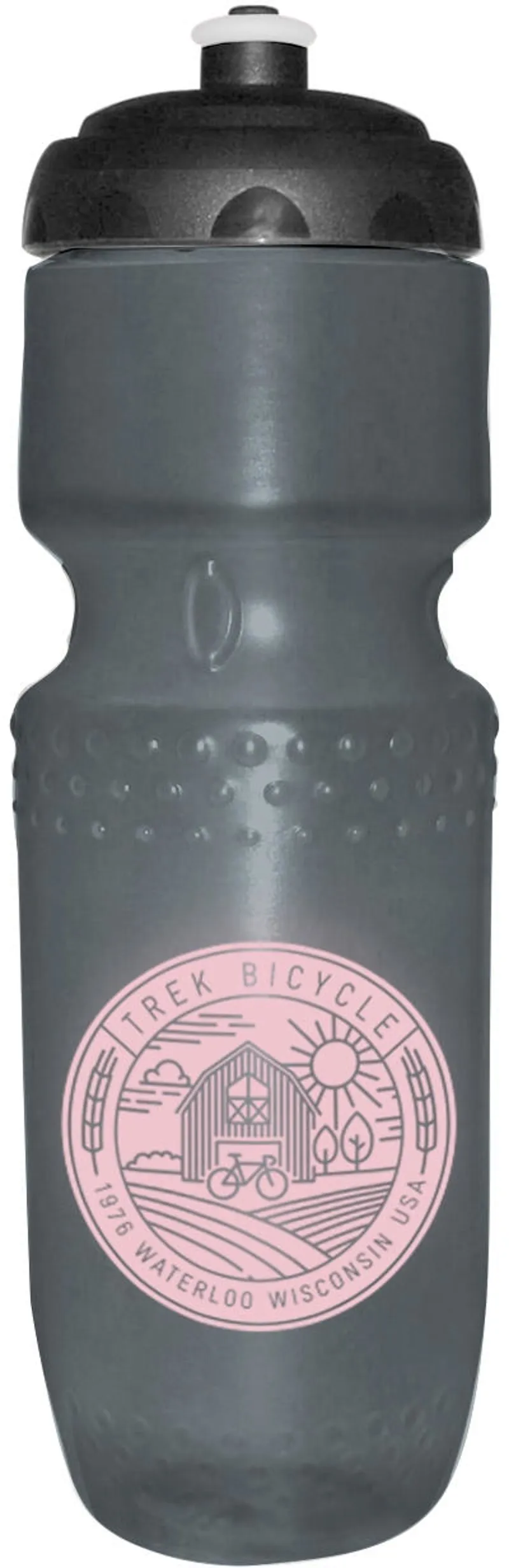 Bontrager Trek Max Barn Water Bottle Clear Smoke/Pink-1