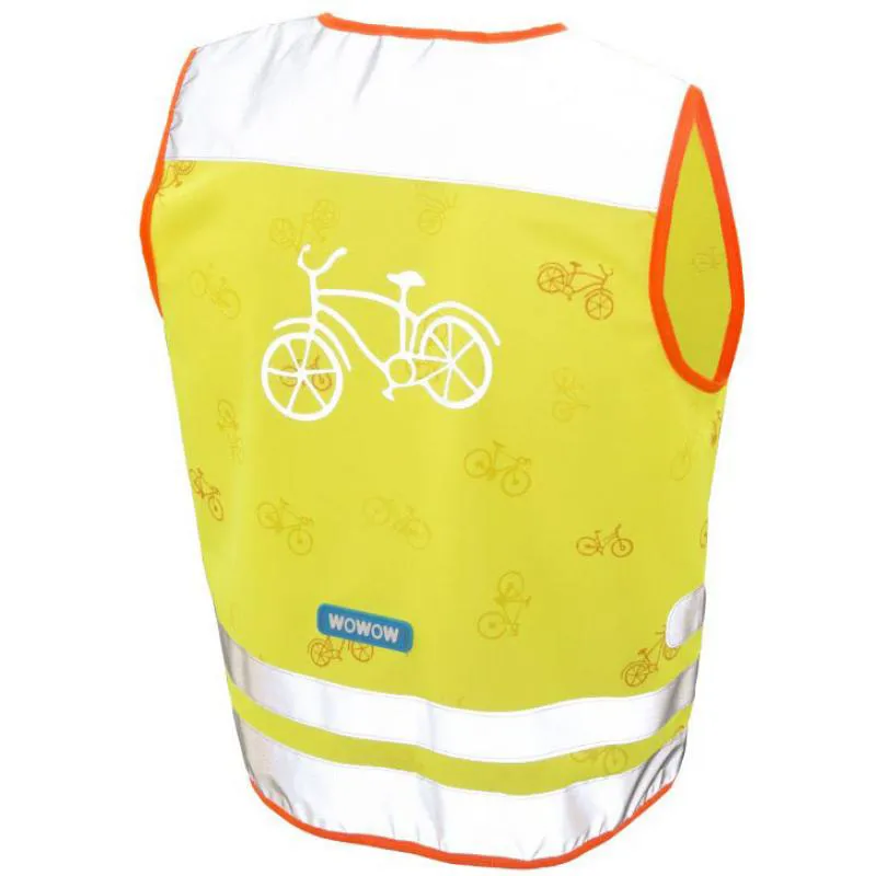 Wowow Nutty Kids Safety Cycling Vest Hi-Viz Reflecticve/Yellow-2