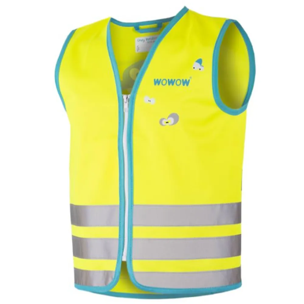 Wowow Wowow Crazy Monster Hi-Viz Kids Safety Vest Reflective/Fluo Yellow
