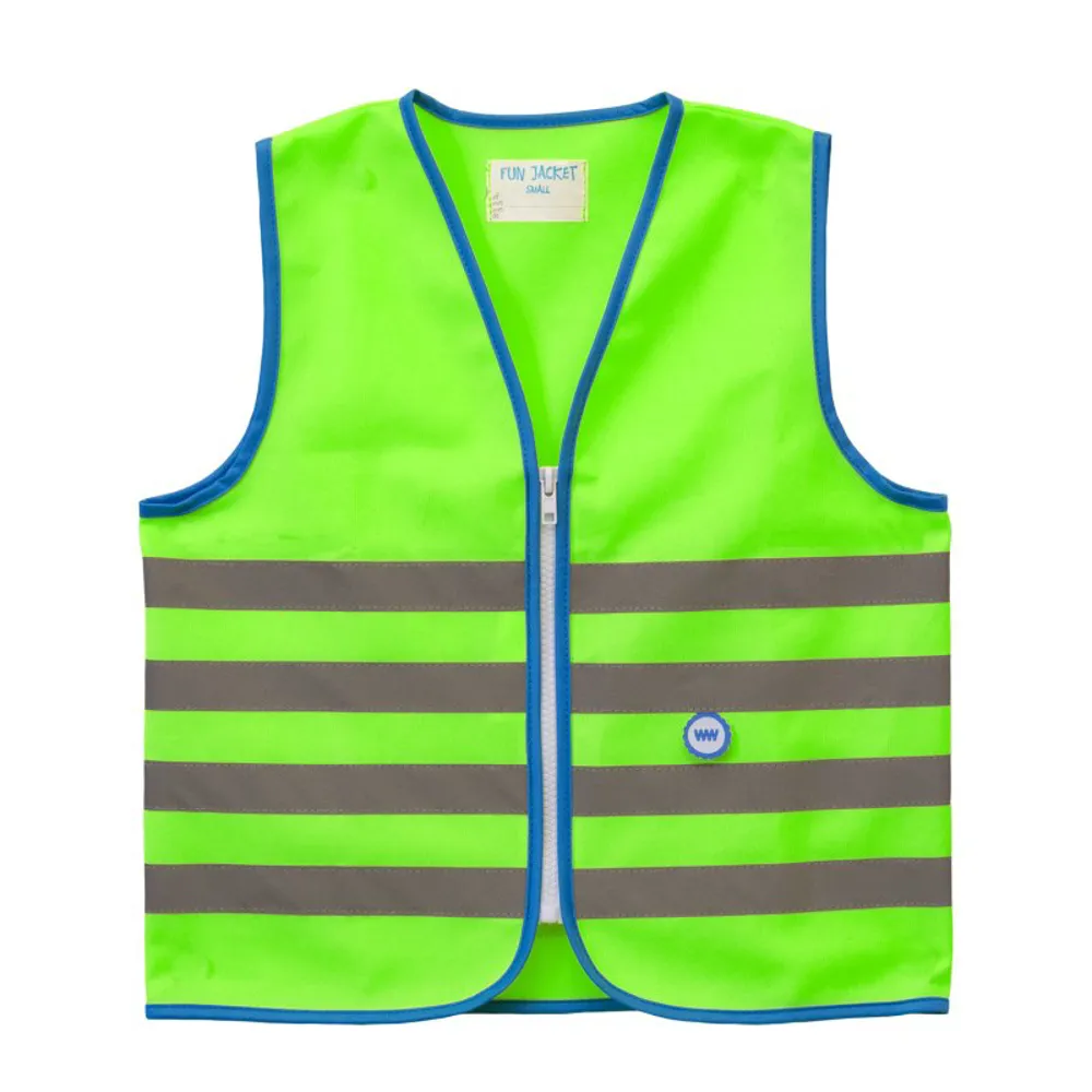 Wowow Wowow Fun Kids Safety Hi-Viz Vest Refective/ Fluorescent Green