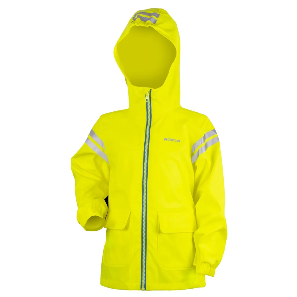Wowow Wowow Kids Cozy Rain Safety Waterproof Jacket Reflective/ Fluo Yellow