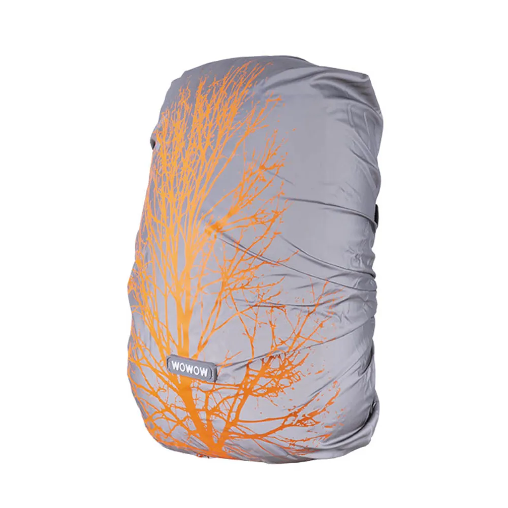 Wowow Wowow Waterproof Bag Cover Quebec One Size Reflective/Orange