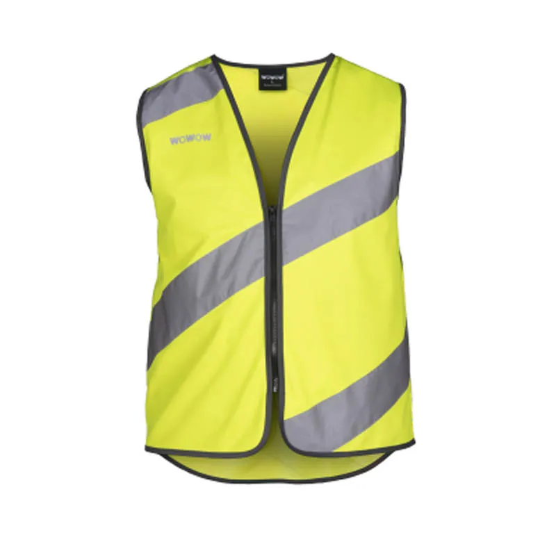 Wowow Roadie Safety Cycling Vest Reflective/Fluorescent Yellow-1