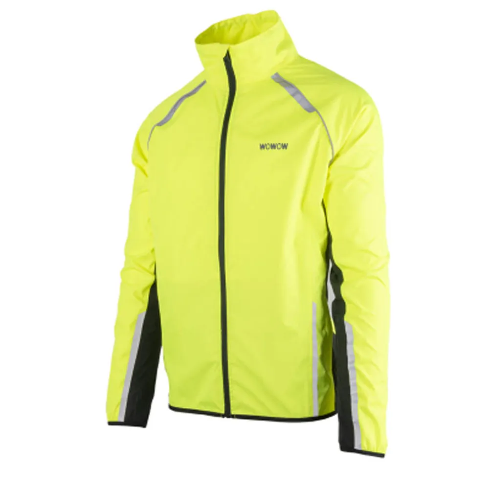 Image of Wowow Ben Nevis Waterproof Cycling Jacket Reflective/Fluo Yellow