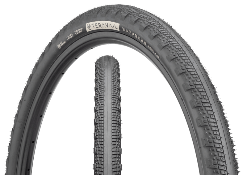 Teravail Washburn Gravel Tyre Light and Supple Black-1