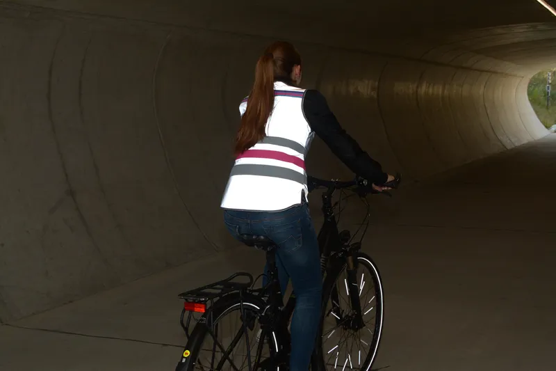 Wowow Lucy Full Reflective Safety Road/Commute Cycling Vest Hi-Viz/Pink-3