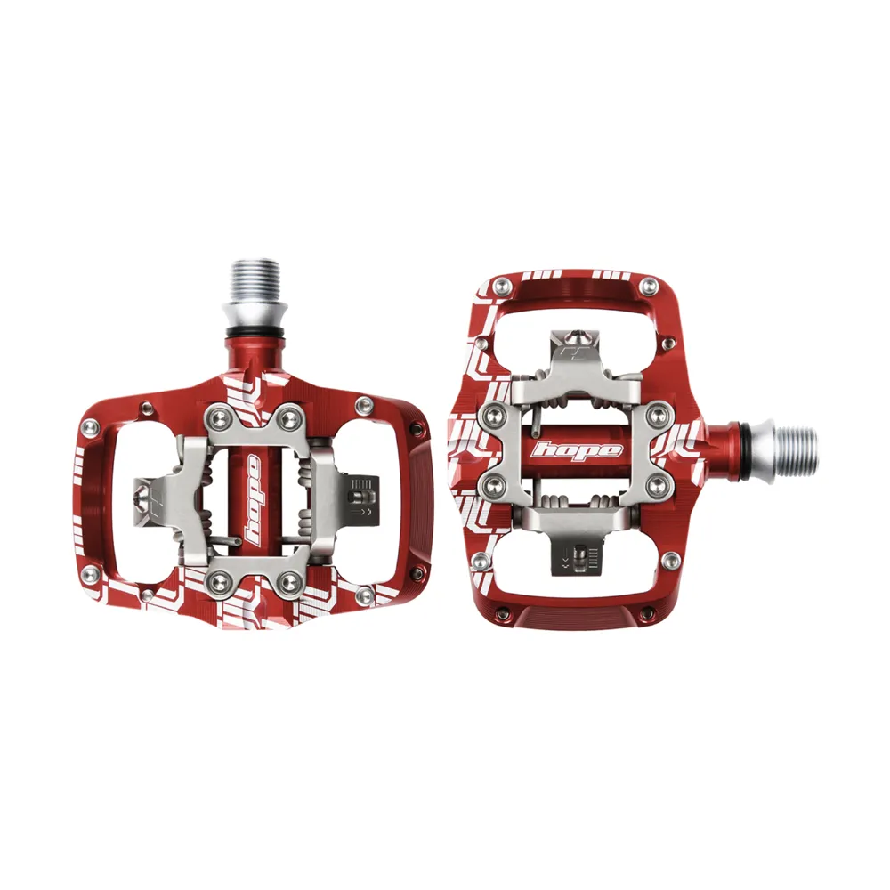 Hope Hope Union Trail Mountain Bike Clipless Pedals Red