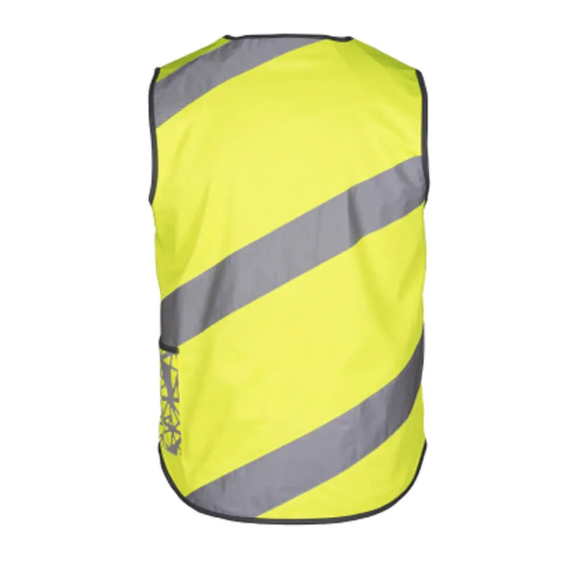 Wowow Roadie Safety Cycling Vest Reflective/Fluorescent Yellow-2