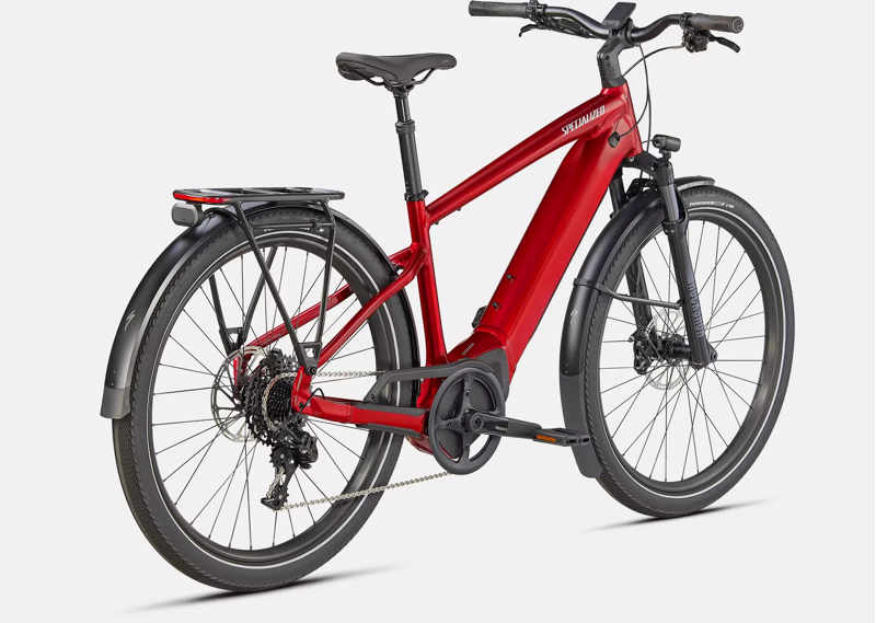  Specialized Turbo Vado 5.0 Electric Bike 2024 Red Tint/Silver Reflect-3