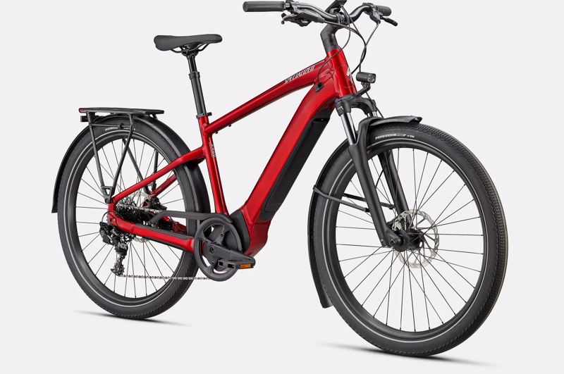  Specialized Turbo Vado 4.0 Electric Bike 2024 Red Tint/Silver Reflect-2