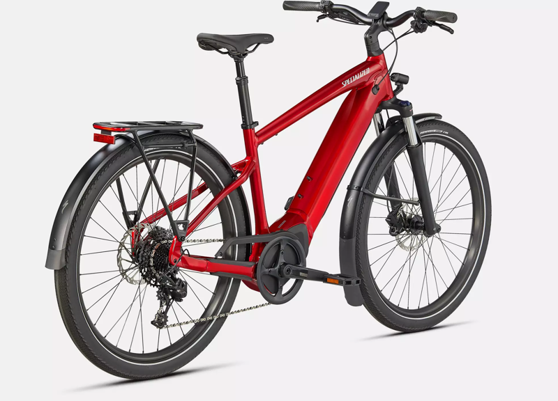  Specialized Turbo Vado 4.0 Electric Bike 2024 Red Tint/Silver Reflect-3