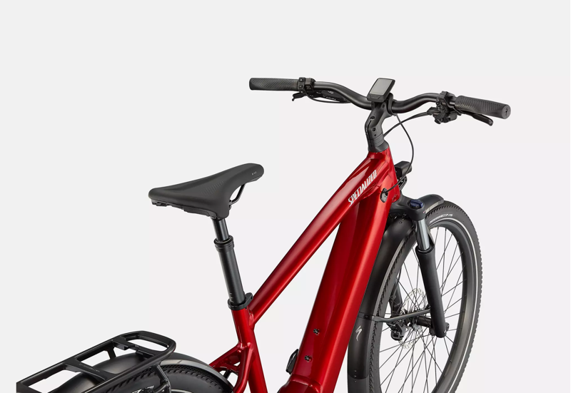  Specialized Turbo Vado 4.0 Electric Bike 2024 Red Tint/Silver Reflect-4