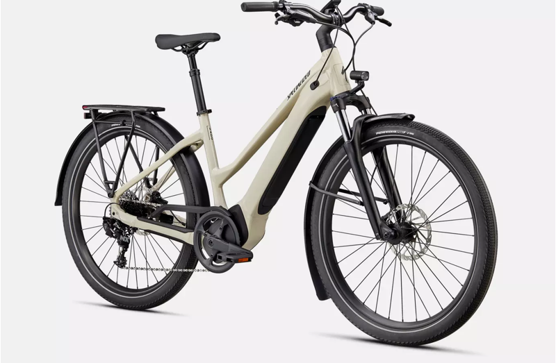 Specialized Turbo Vado 4.0 StepThrough Electric Bike 2024 White Mountain/Black-2