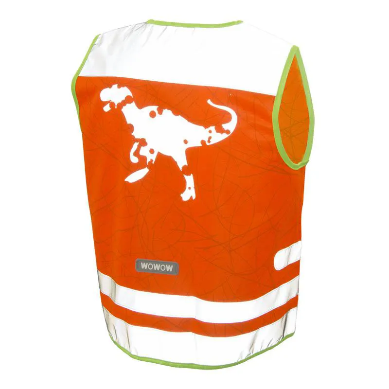 Wowow Nutty Kids Safety Cycling Vest Hi-Viz Reflecticve/Orange-1