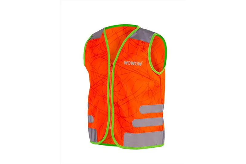 Wowow Nutty Kids Safety Cycling Vest Hi-Viz Reflecticve/Orange-2