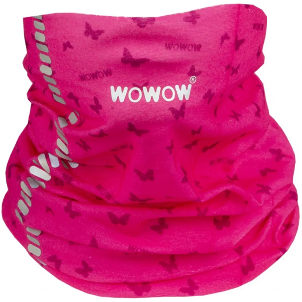 Wowow Wowow Nutty Kids One Size Neckwarmer Hi Viz/Fluorescent Pink