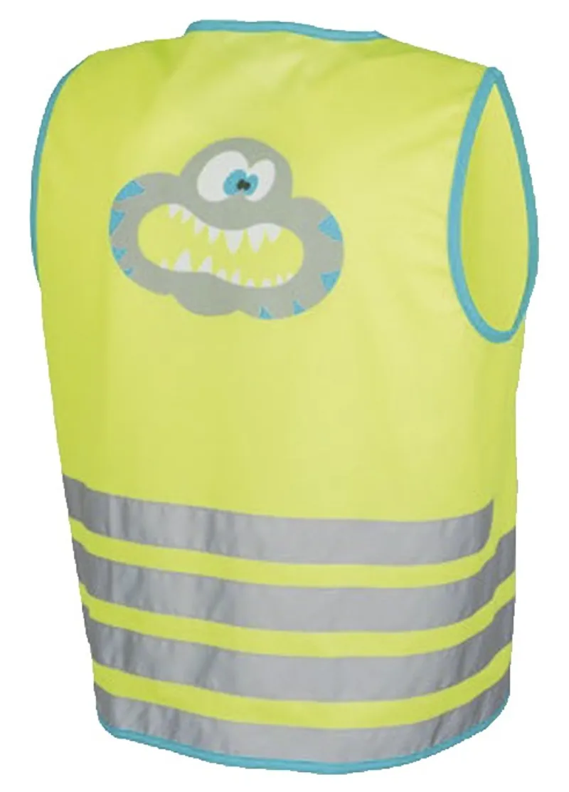 Wowow Crazy Monster Hi-Viz Kids Safety Vest Reflective/Fluo Yellow-2