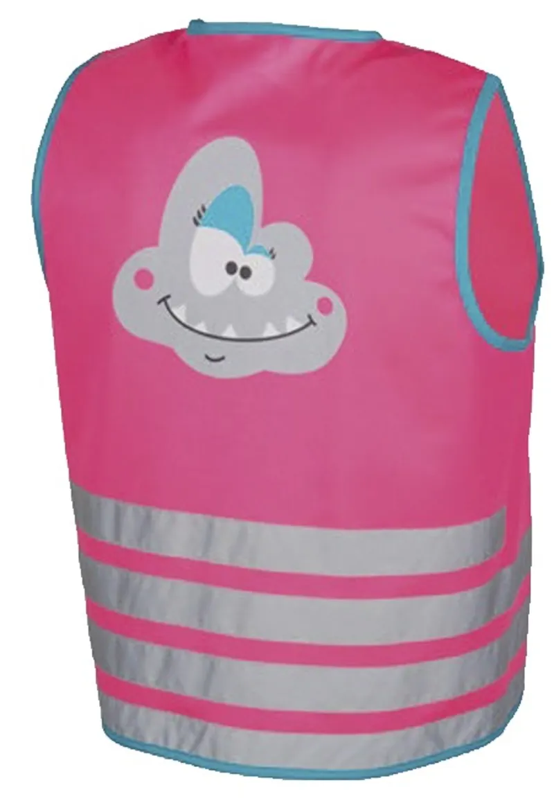 Wowow Crazy Monster Hi-Viz Kids Safety Vest Reflective/Fluo Pink-2