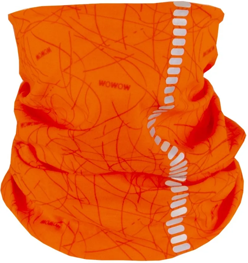 Wowow Nutty Kids One Size Neckwarmer Hi Viz/Fluorescent Orange-1