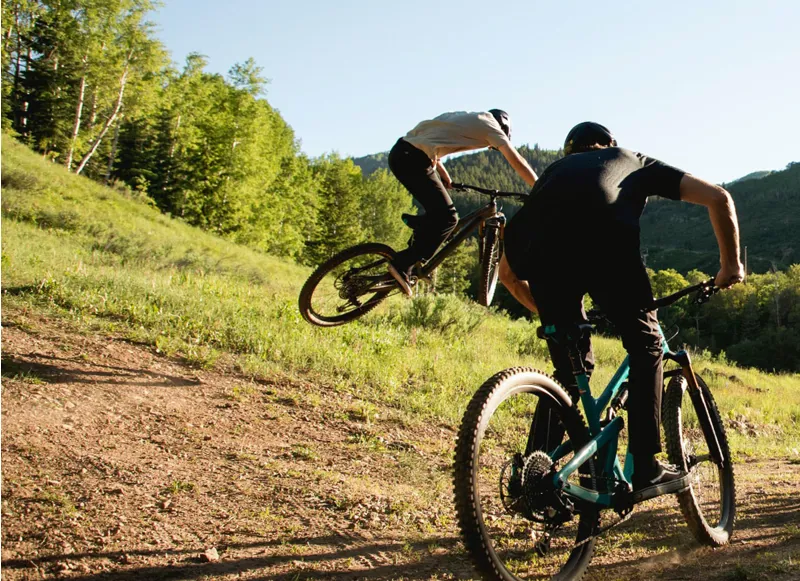 Yeti SB140 T Series Frameset Carbon Mountain Bike 2022 Turquoise-4